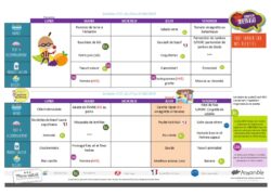 Menus du 20 au 31 mai 2024