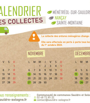 La collecte d’ordures ménagères change de fréquence