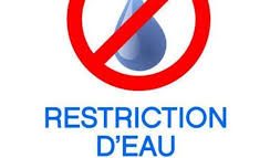 Restriction d’usages  de l’eau : situation de crise