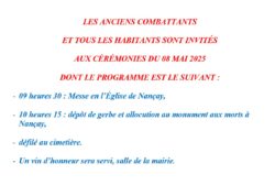 Cérémonie 8 mai