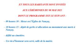 Cérémonies du 8 mai 1945