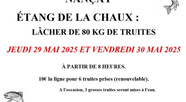 Lâcher de truites