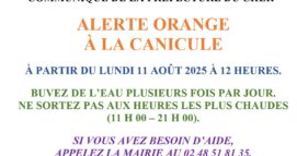 Vigilance orange canicule