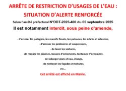 Affiche alerte renforcée
