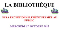 Fermeture exceptionnelle
