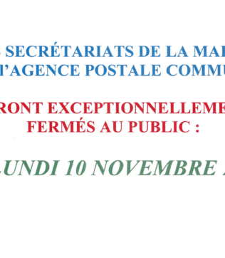 Fermeture exceptionnelle