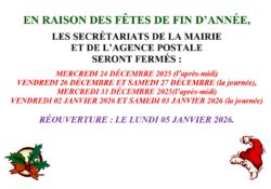 Fermeture mairie