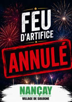 Annulation feu d'artifice