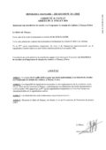Arrêté du 21 juillet 2026