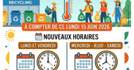 ☀️ Horaires d&rsquo;été de la déchetterie de Neuvy-sur-Barangeon ☀️