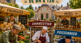 🍅🥑🥩🐟🍉🧀🍯 Des produits frais, des artisans passionnés, rendez-vous au marché de Nançay pour faire le plein de saveurs !