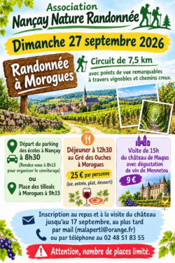 Affiche Randonnée Adhérents 2026
