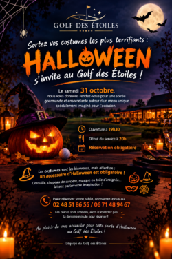 Soirée Halloween au Golf des Étoiles